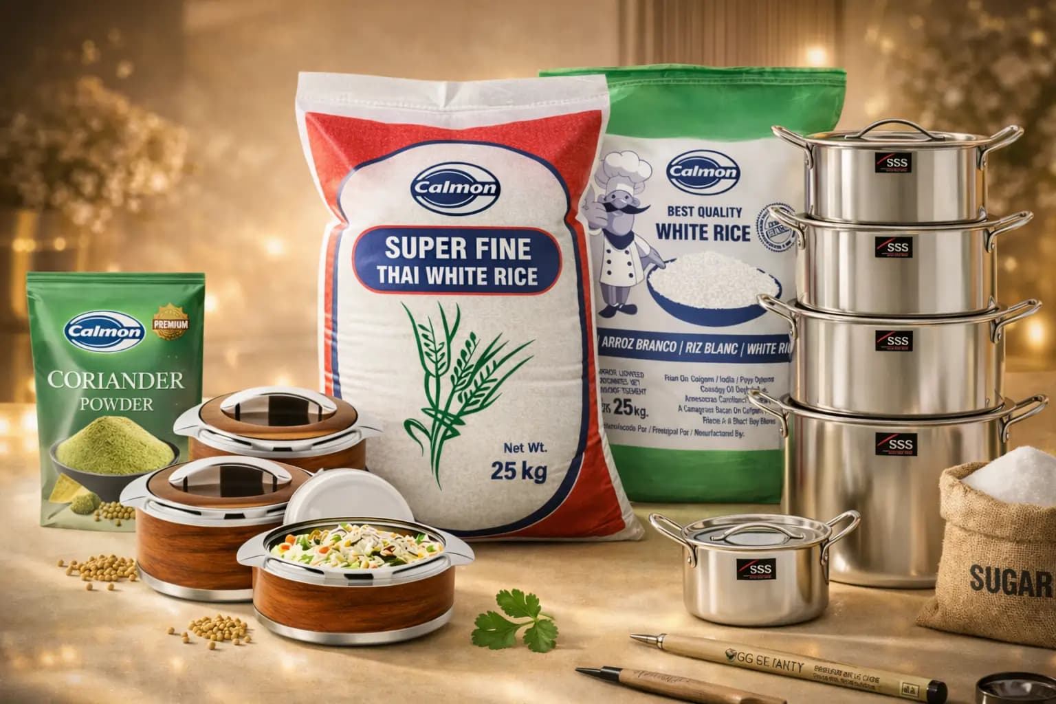 High-volume commodities. Priced to quality.